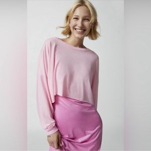 Urban Outfitters Out From Under Addison Cozy Cropped Long Sleeve Tee - NIB (XS)